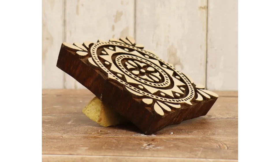 Traditional Printing Block - Large Moroccan Tile