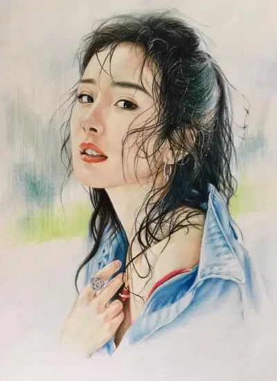 chaina girl oil painting